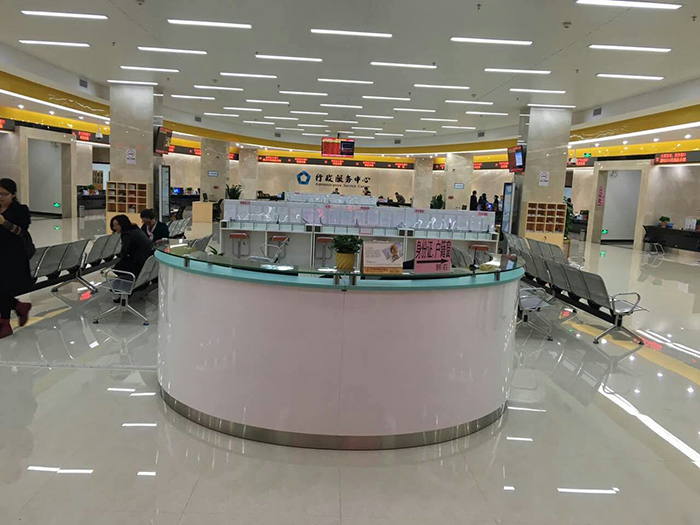 佛山行政服务中心办公家具配套工程案例