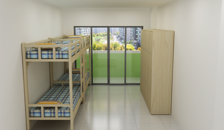 学生公寓宿舍铁床木桌（2）